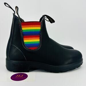 Blundstone 2105 Rainbow Black Leather Chelsea Boots Size 3 UK/ 6 US Women's